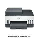 Impresora Multifuncional HP Smart Tank 750 WiFi Dúplex ADF Alta Capacidad de Tinta