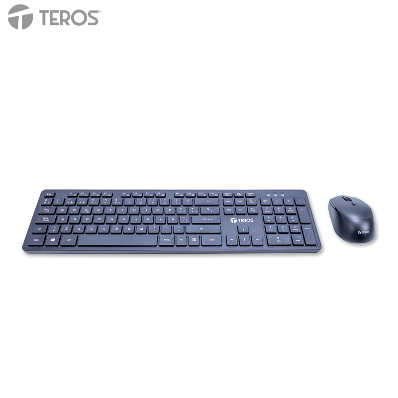 Combo Teclado + Mouse Teros TE-5013S Inalámbrico Negro