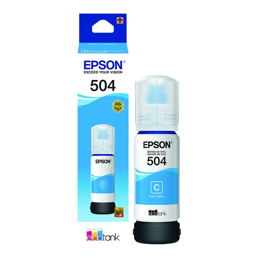 [10045] Botella de Tinta Epson Cyan T504