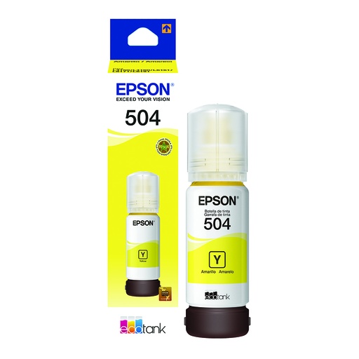 [10047] Botella de Tinta Epson Amarilla T504