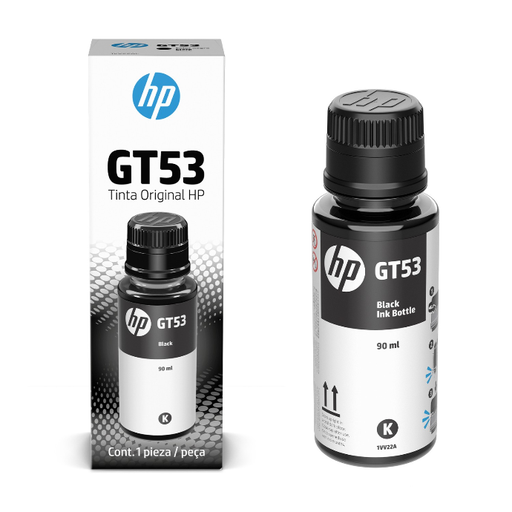 [10204] Tinta HP GT53 Color Negro Botella 90 ml