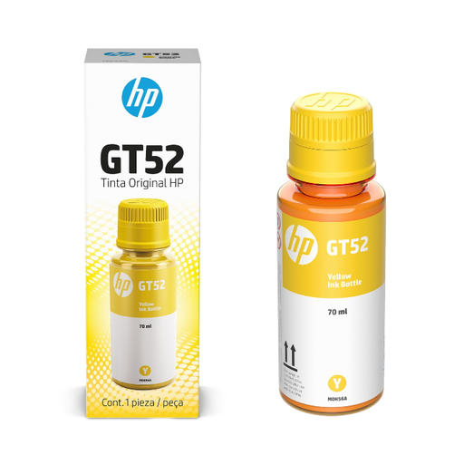[10207] Tinta HP GT52 Color Amarillo Botella 70 ml