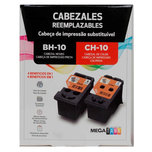 [10098] Cabezal Canon Negro BH-10 + Cabezal Color CH-10