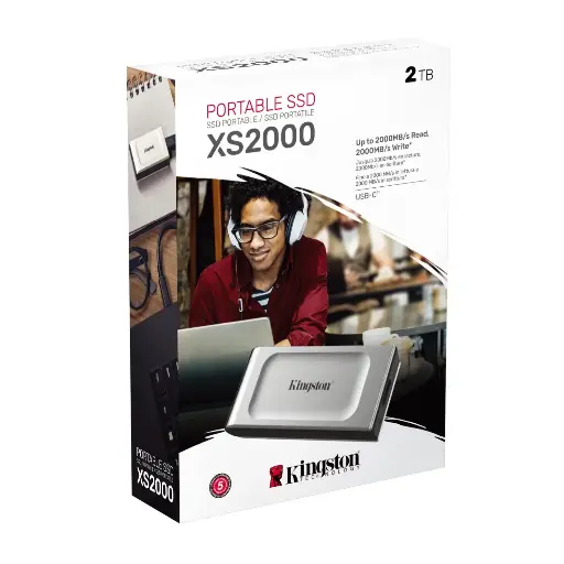 Disco SSD Externo Kingston XS2000 2TB USB 3.2 Gen 2x2 Tipo-C